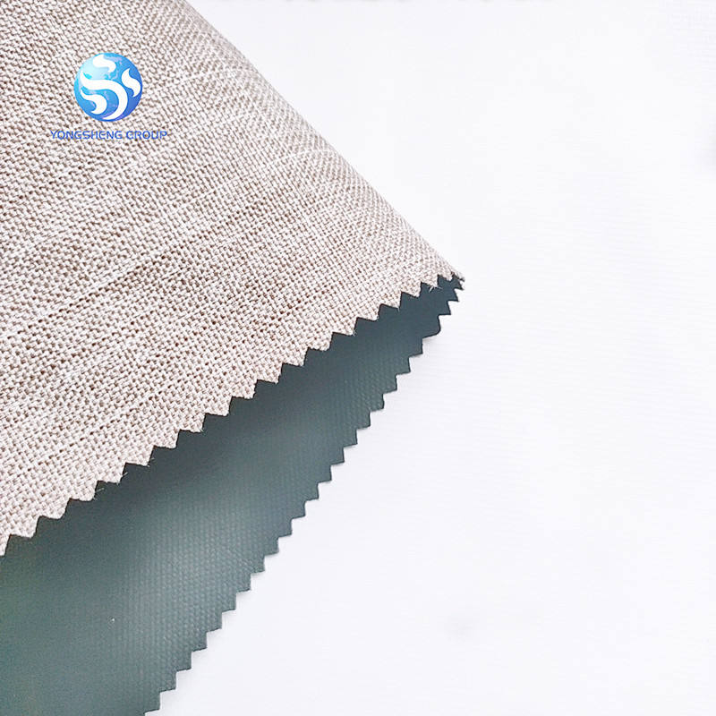 100% polyester 600d waterproof recycled vac coated melange oxford fabric for outdoor product